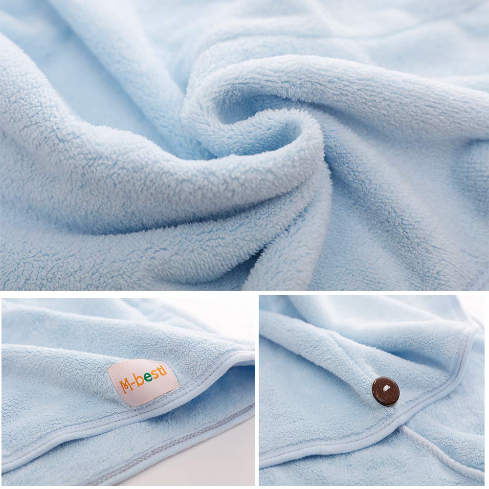 M-bestl towel beside ruler illustrating 25x65 cm size for large-head fit