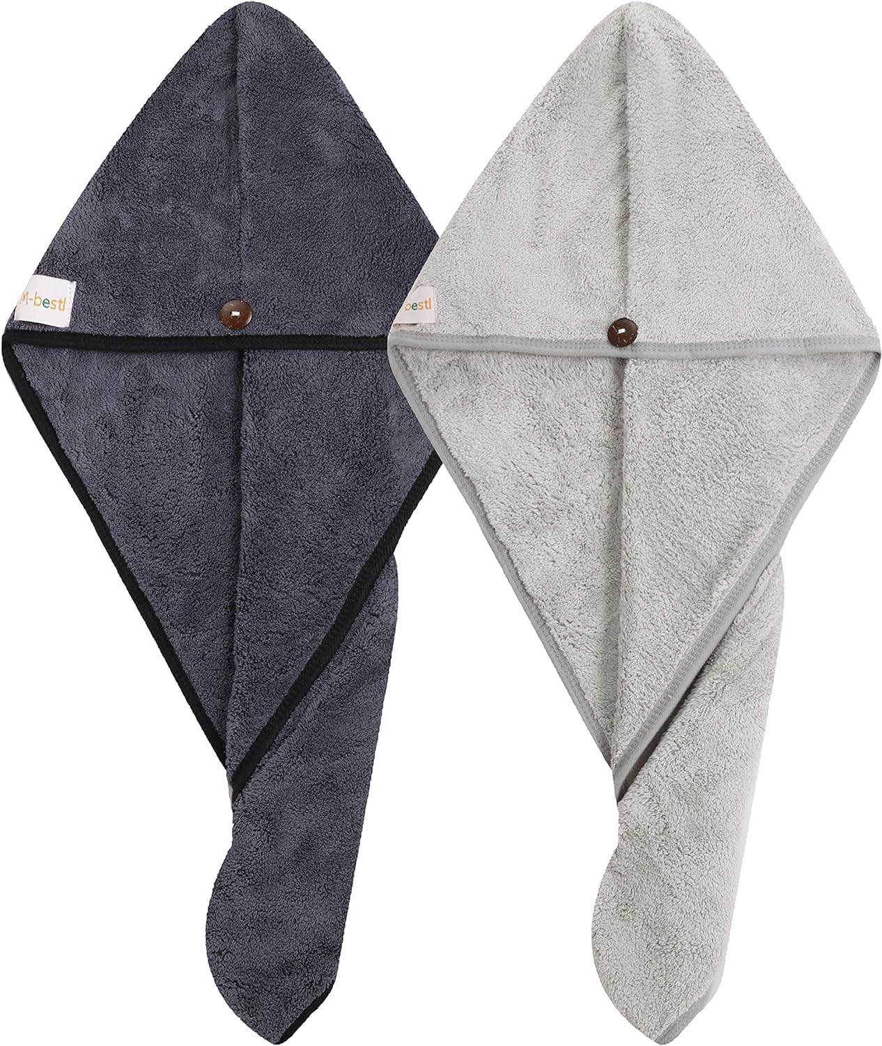 M-bestl folded towel beside ruler showing compact size and portability