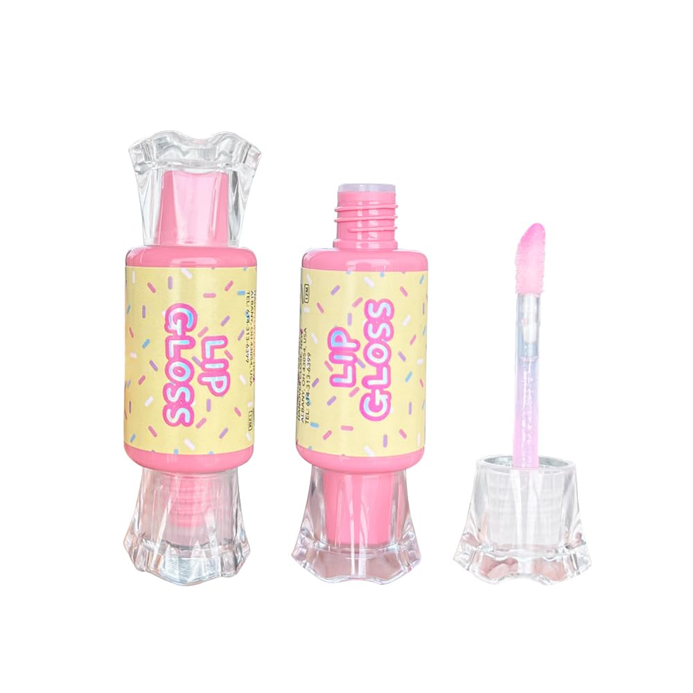M&U MAKE YOU UP candy-shaped gloss top view highlighting bright color and sweet scent