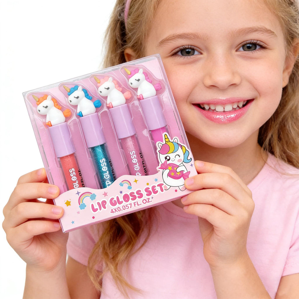 M&U MAKE YOU UP gloss in small hand for scale benefit: child-friendly size