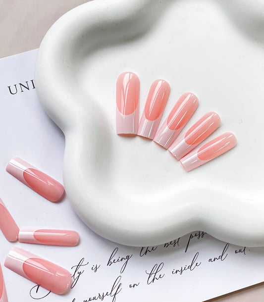 MABKJLF close-up glossy white tip highlighting durable smooth finish