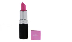 MAC Amplified Saint Germain bullet close-up highlighting creamy texture and color payoff