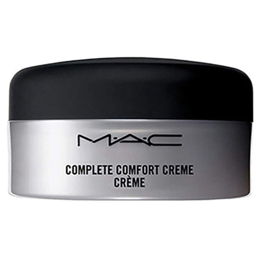 MAC Complete Comfort Creme front jar showing creamy texture and soothing benefit