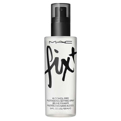 MAC Fixt ORIGINAL bottle next to ruler showing 100 ml travel-friendly size