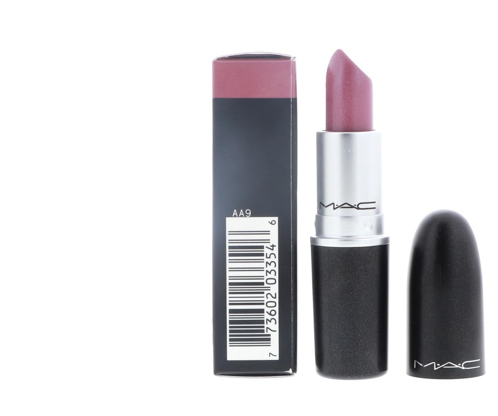 MAC Lustre Syrup on model close-up demonstrating sheer, luminous coverage and glow