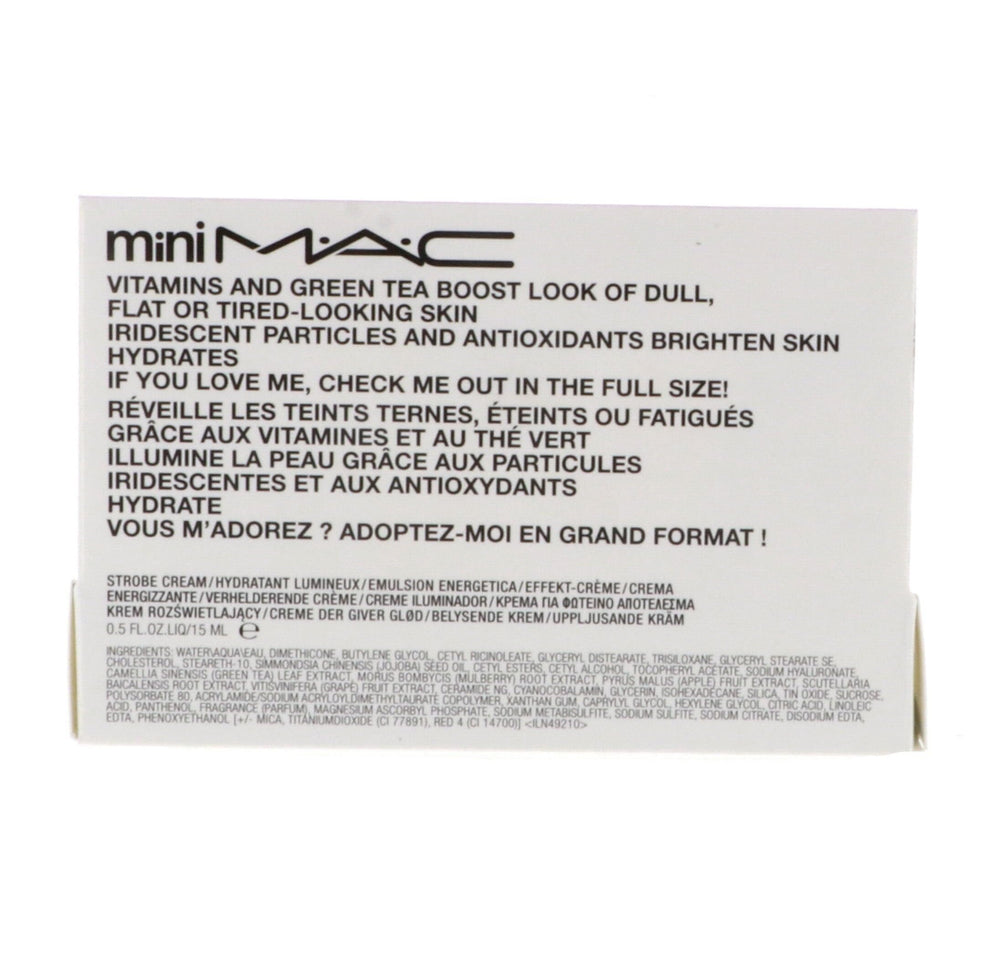 M.A.C Pinklite creamy texture close-up with pink pearls, demonstrates smooth blendable finish