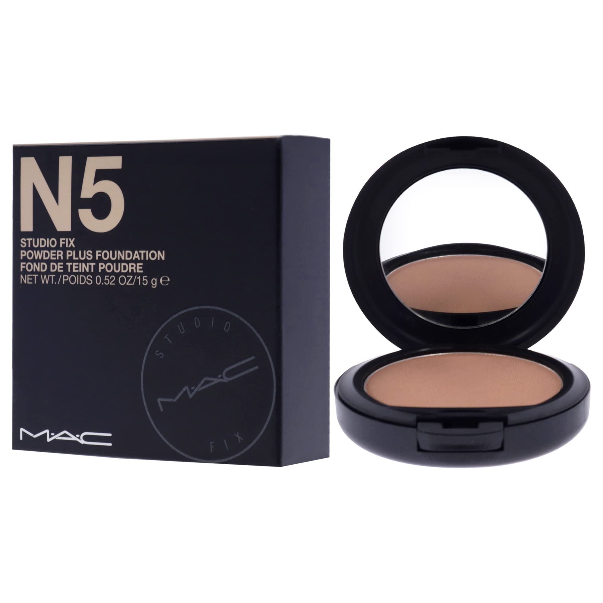 MAC Studio Fix compact next to everyday items showing travel-ready size