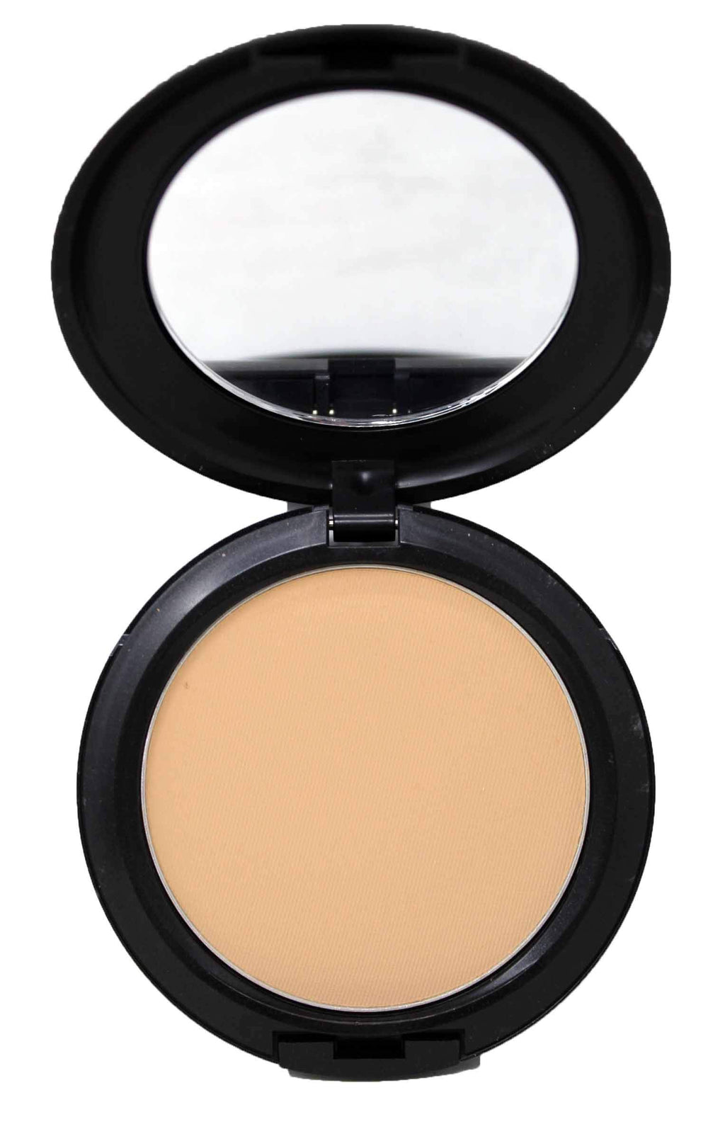 MAC Studio Fix powder texture close-up illustrating smooth finish and blendable benefit
