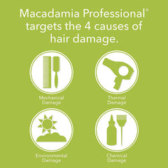 Macadamia Natural Oil conditioner being applied to wet hair for smoothing