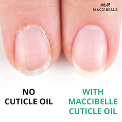 Maccibelle product label closeup showing brand and product identity