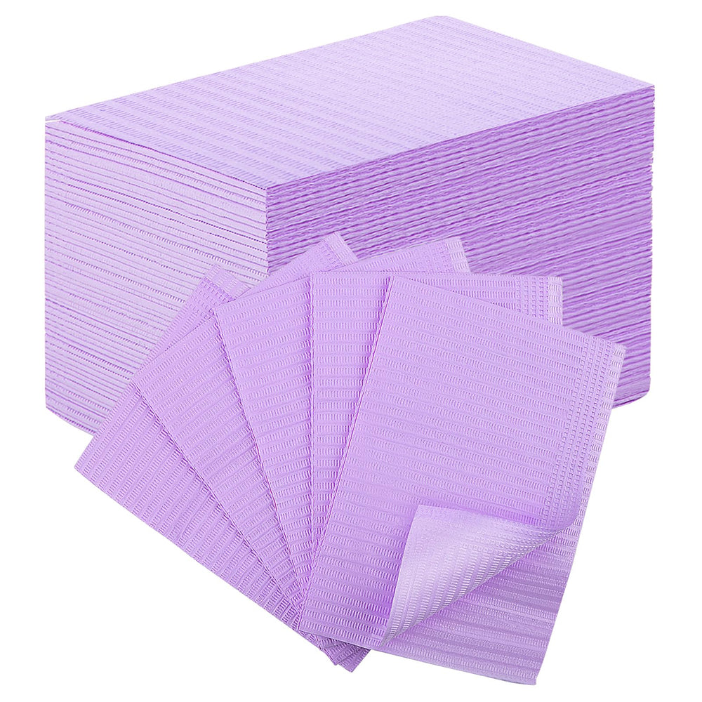 Machine-Ya front packaging showing 50 purple disposable nail mats for quick restocking