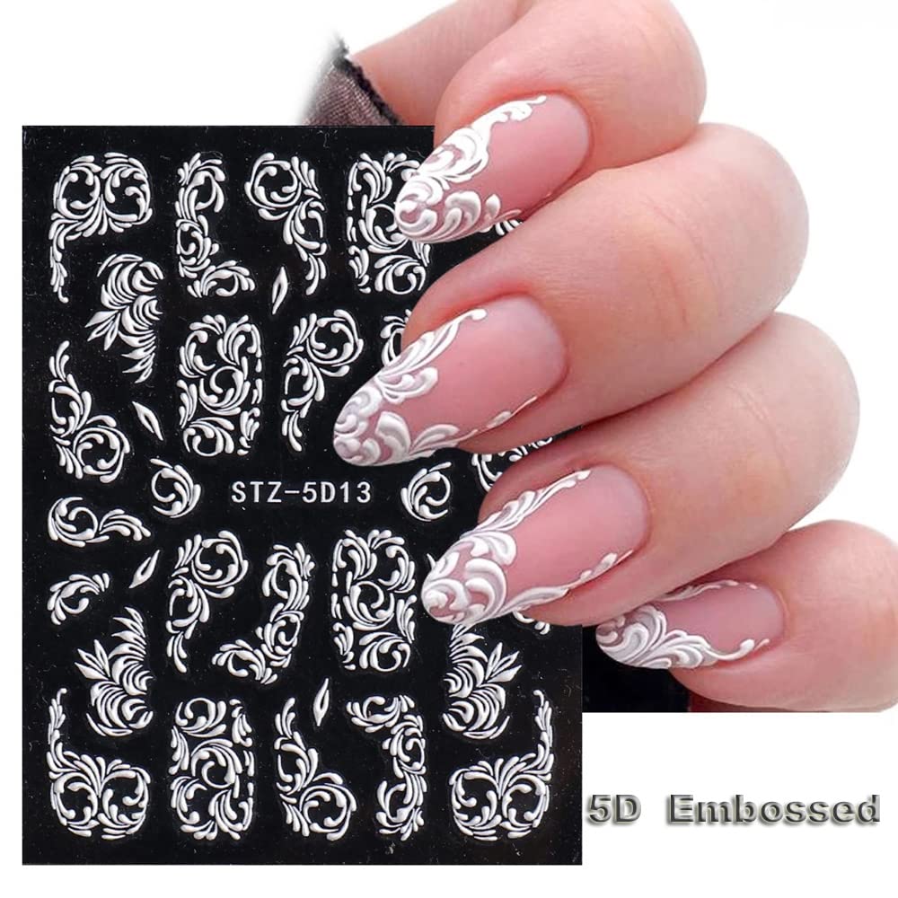 Macute decals on toenails demonstrating secure adhesion and tidy French tips