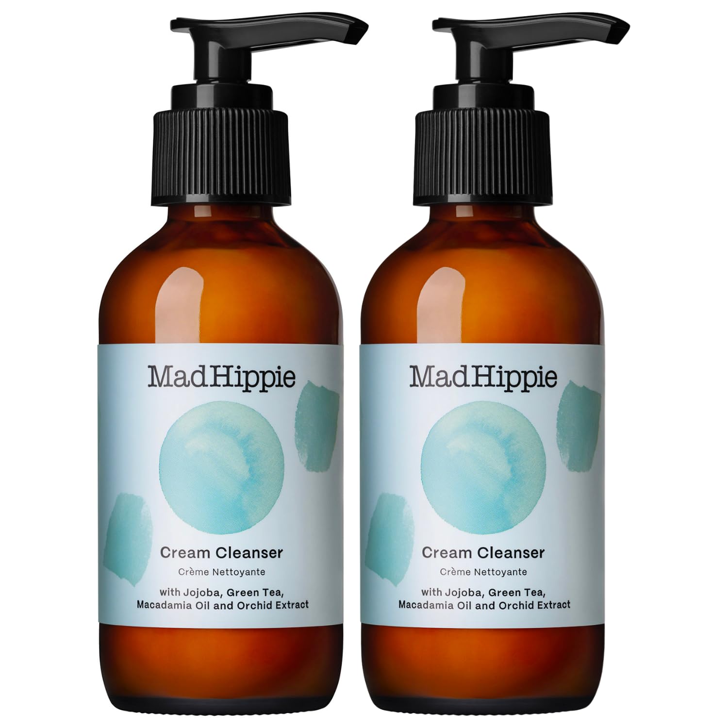 Mad Hippie front packaging showing two 4 oz tubes for value and gentle cleansing