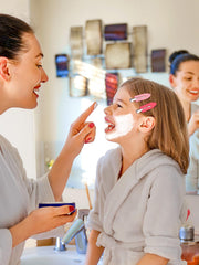 MADHOLLY clips used during makeup routine, keeps hair away from face