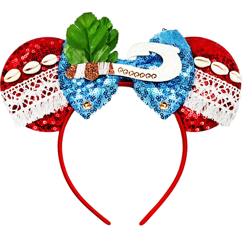 MADO front view of headband showing shape and sparkle benefit: instant party-ready look