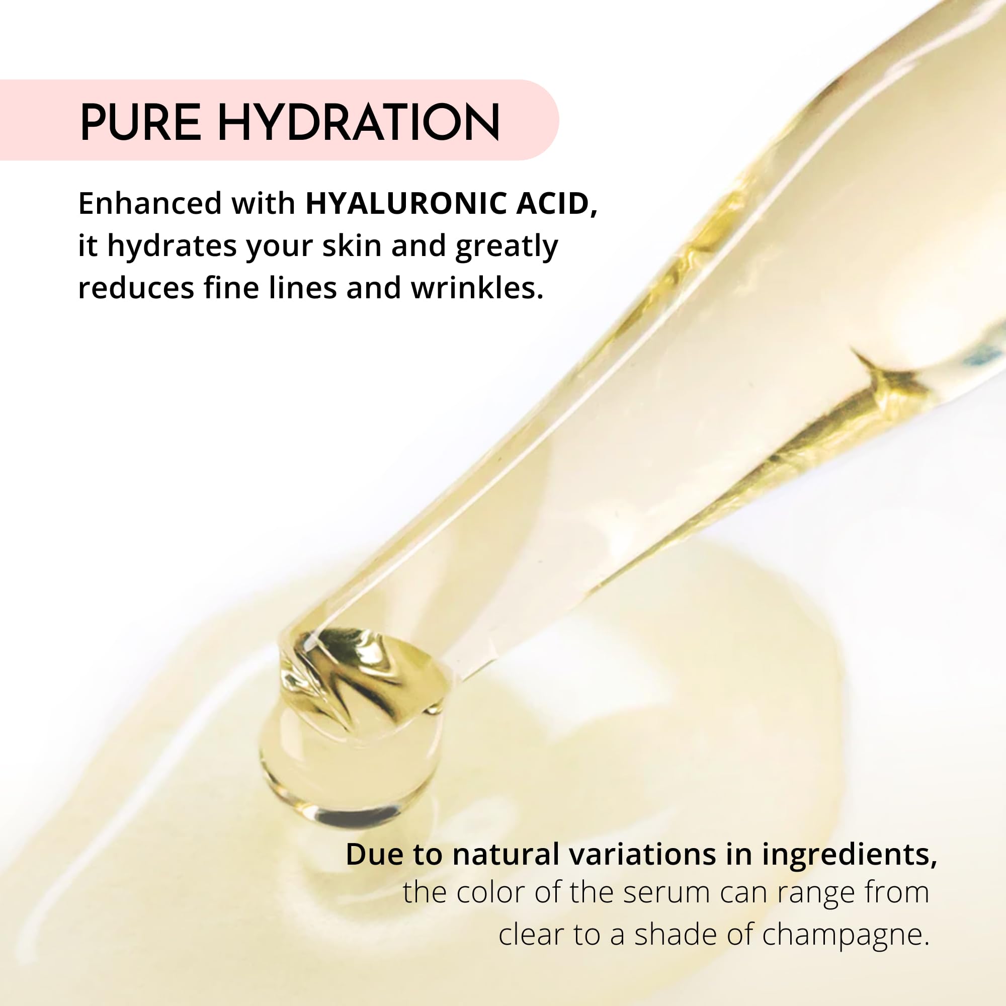 MAELOVE applying serum to cheek showing hydration benefit