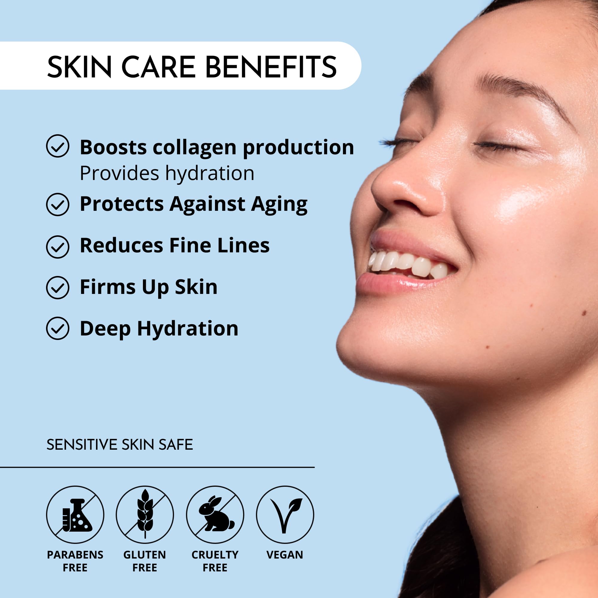 MAELOVE ingredient label close-up highlighting peptides and niacinamide benefits