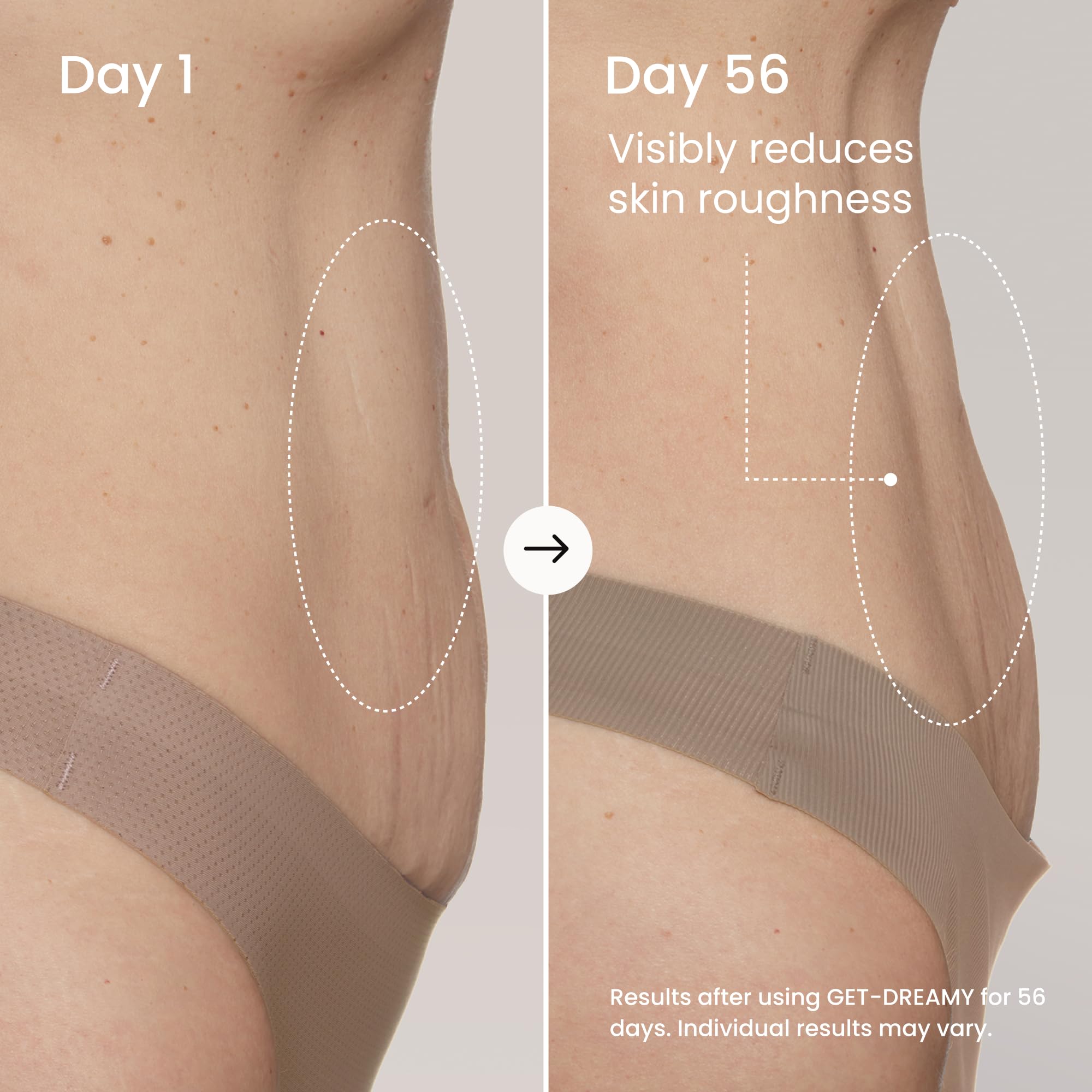 MAËLYS cream being smoothed into skin illustrating easy application and absorption