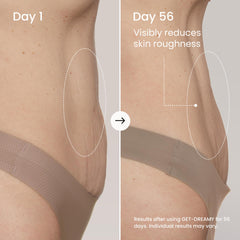MAËLYS cream being smoothed into skin illustrating easy application and absorption