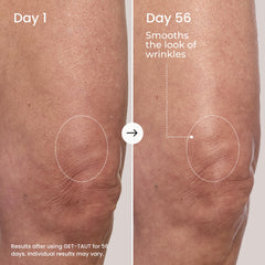 MAËLYS being rubbed into arm, showing smooth absorption and instant moisture