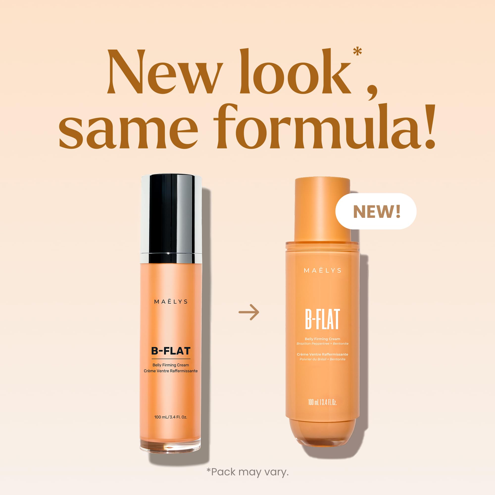 MAËLYS bentonite clay and botanical extracts displayed to highlight active ingredients
