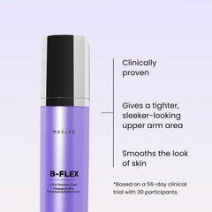MAËLYS B-FLEX tube close-up label highlighting plant actives