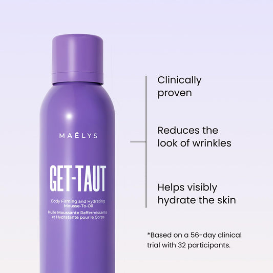 MAËLYS mousse texture close-up demonstrating airy foam that transforms to oil
