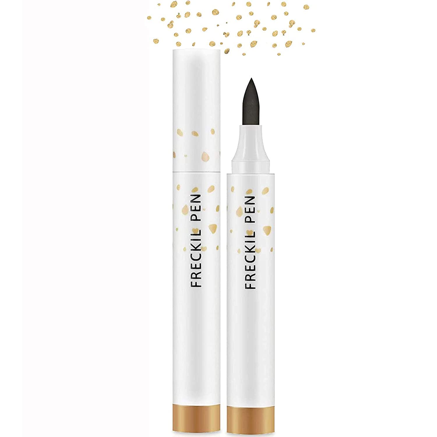 MAEPEOR freckles pen front view showing packaging and compact design benefit easy storage