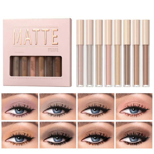 MAEPEOR front packaging showing all eight neutral shades and compact box benefit