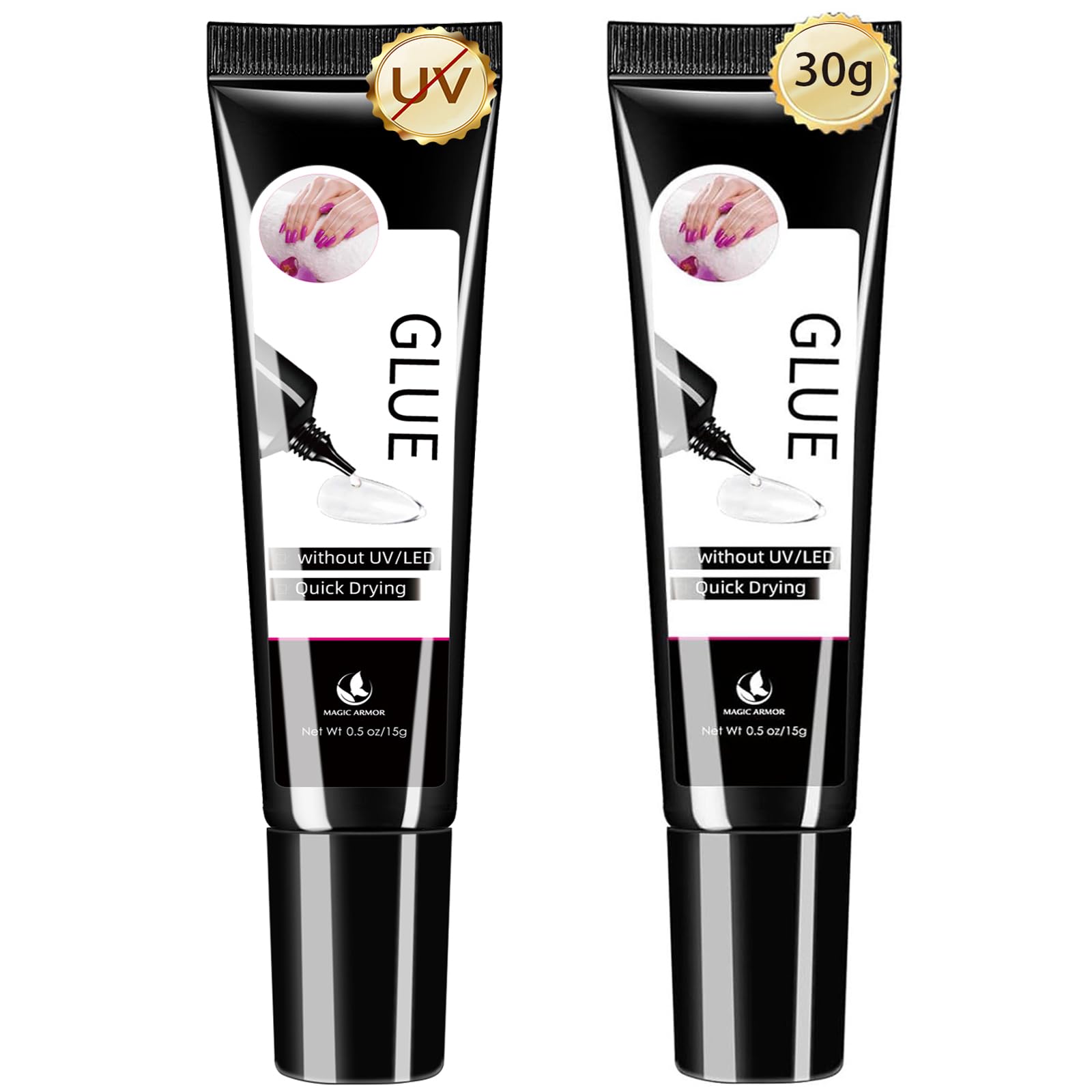 MAGIC ARMOR front packaging showing two 15g tubes, clear benefits