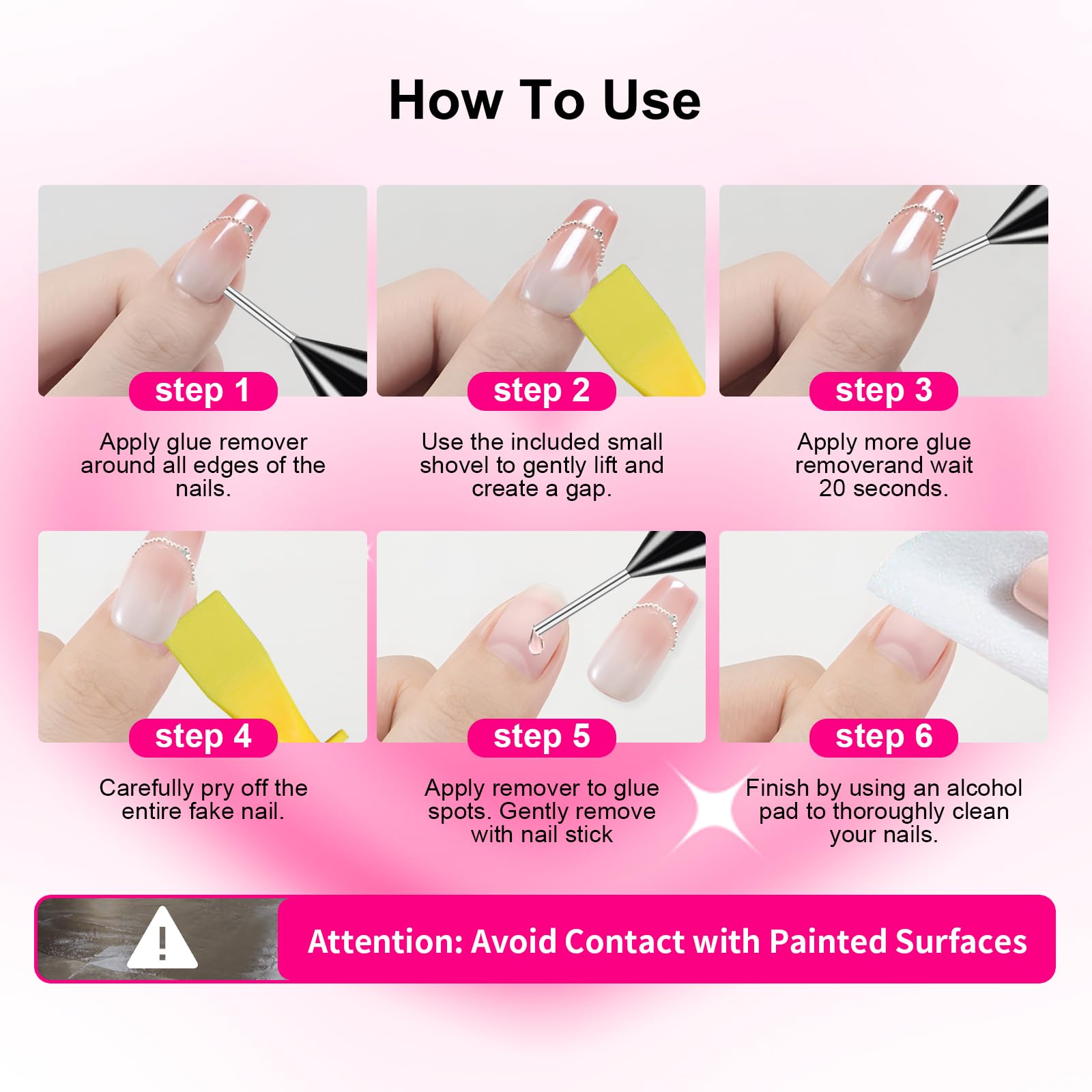 MAGIC ARMOR finished manicure on hands showing durable salon-look nails benefit