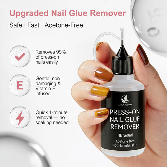 MAGIC ARMOR precision micro-tip nozzle close-up for targeted adhesive application