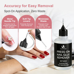 MAGIC ARMOR product drops on surface showing gel texture that dissolves glue