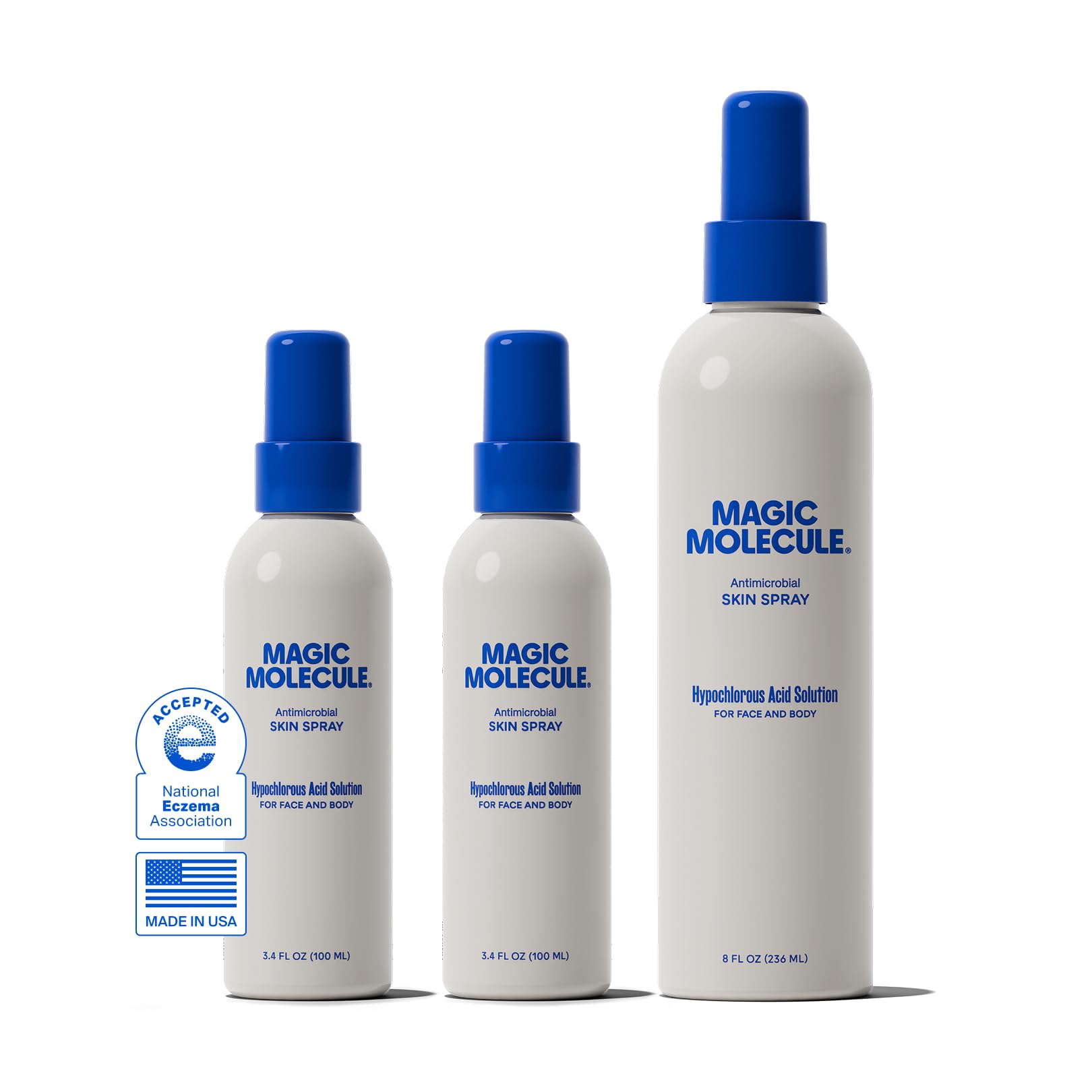 Magic Molecule front packaging 8oz bottle showing product name and benefit