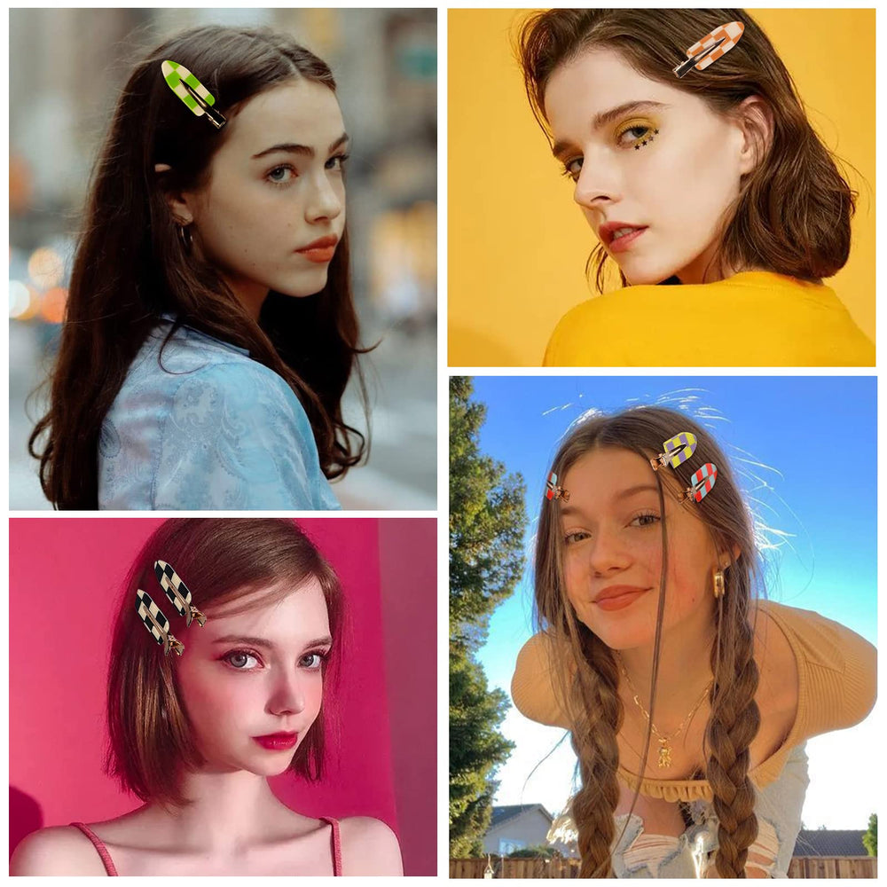 Magicsky clip used to set finger waves showing crease-free styling