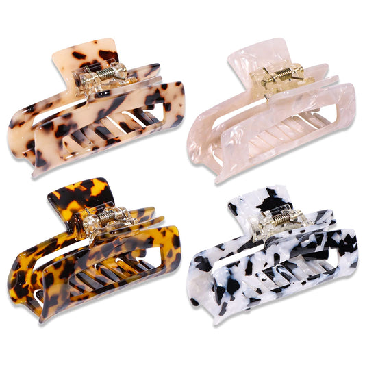 Magicsky front view of tortoiseshell clip showing stylish versatility