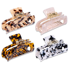 Magicsky front view of tortoiseshell clip showing stylish versatility