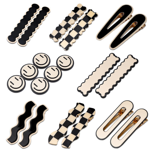 Magicsky front packaging showing 16 black and white clips, clean minimalist benefit