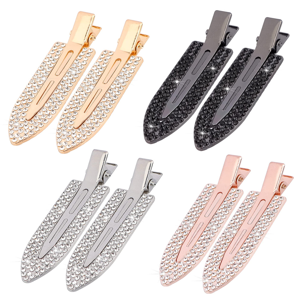 Magicsky front packaging showing eight rhinestone clips and color variety benefit