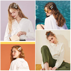 Magicsky geometric glitter hairpin detail emphasizing sparkle and structure