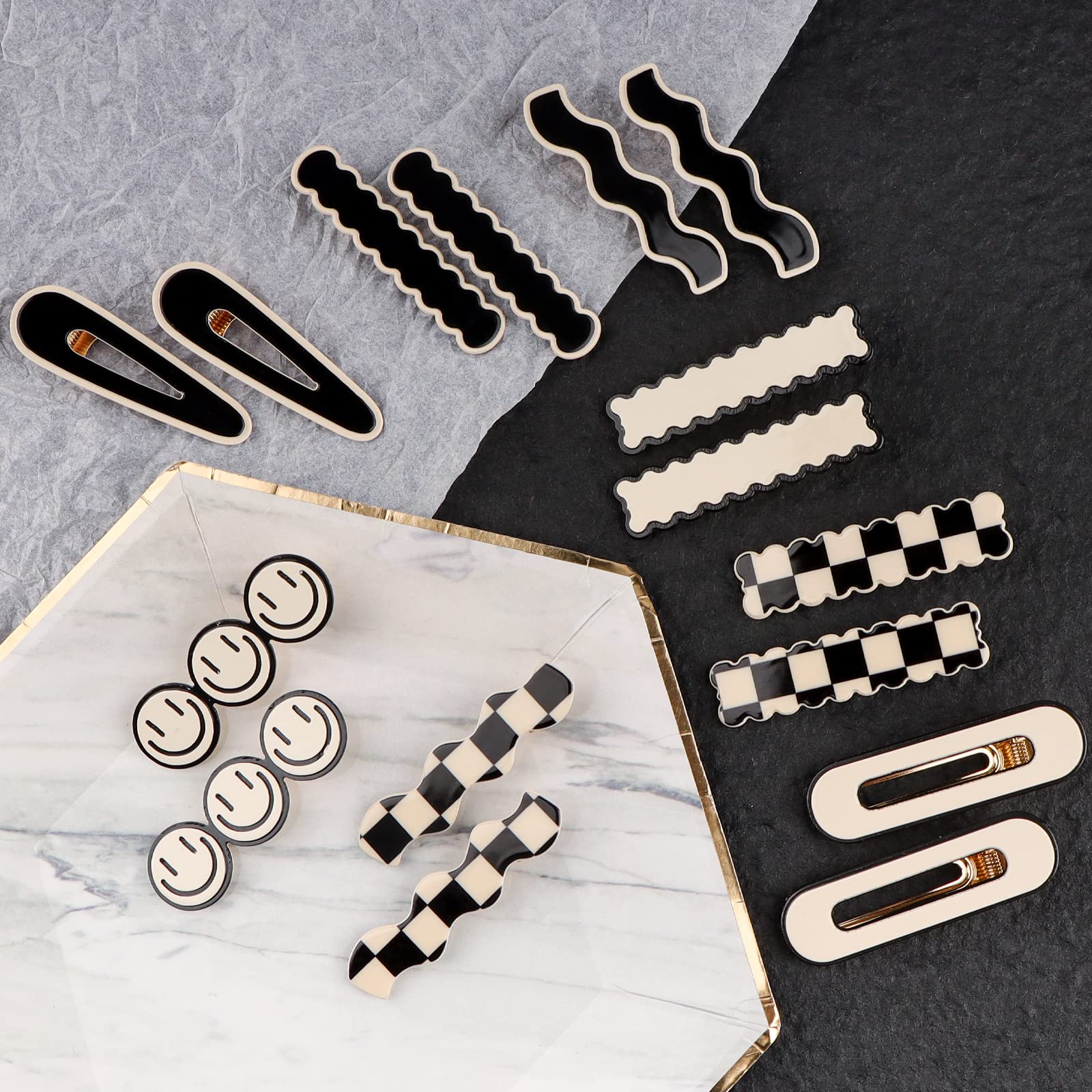 Magicsky clips used in half-up hairstyle, crease-free styling benefit