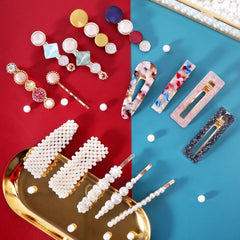 Magicsky pearl clip close-up highlighting handmade threading and elegance