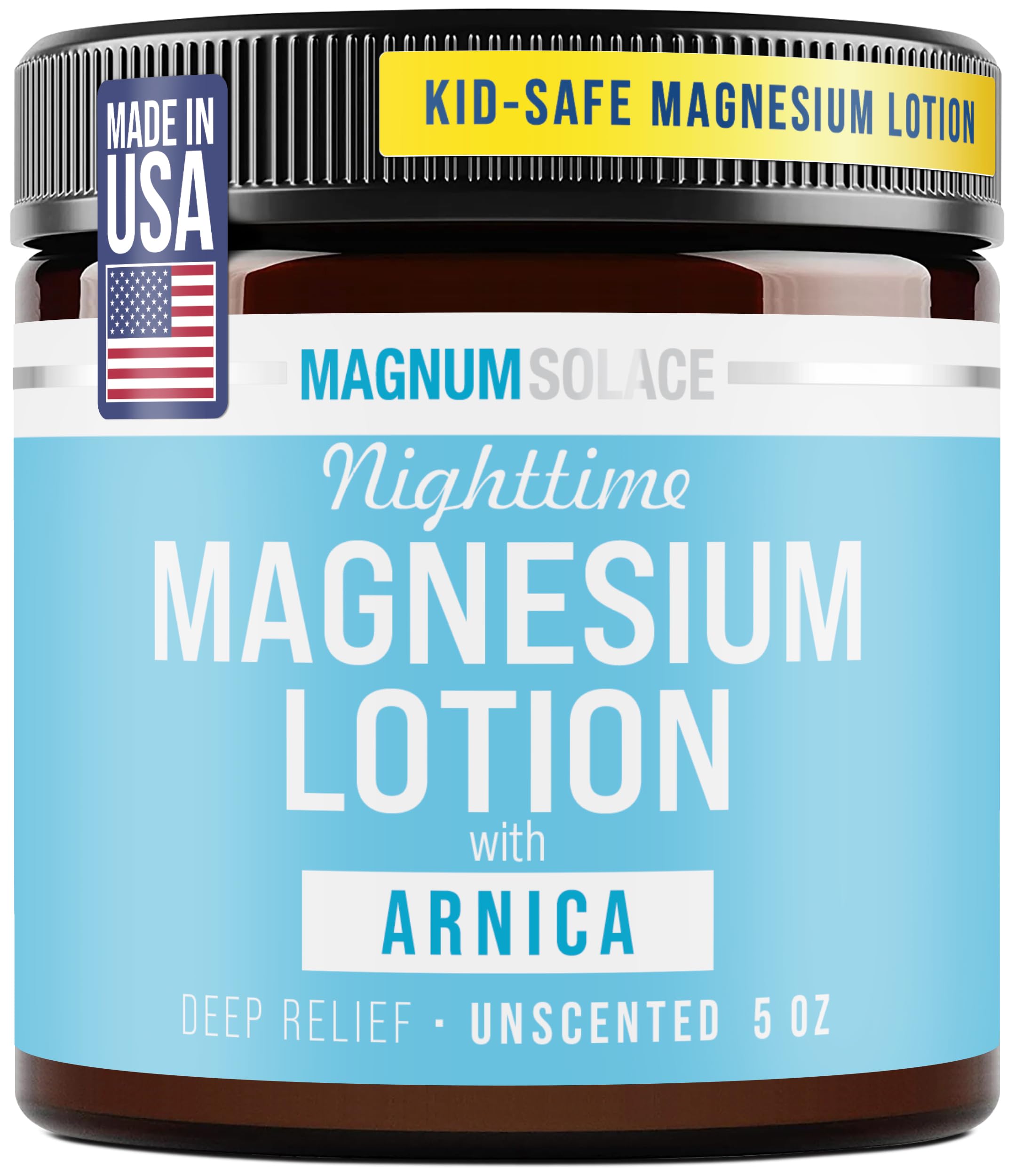 Magnum Solace front bottle showing product branding and benefit for soothing