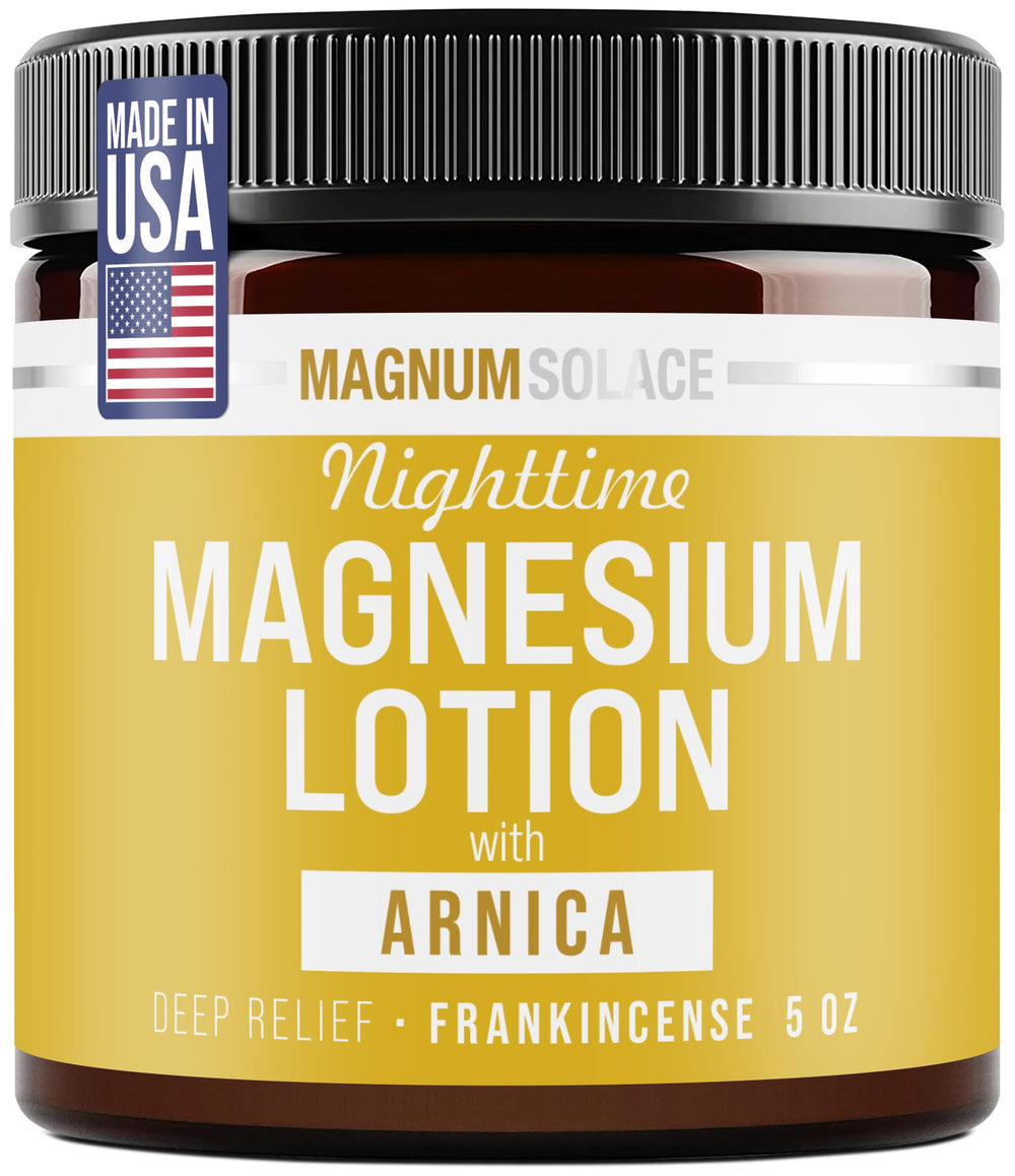 Magnum Solace front packaging showing bottle and label, conveys trustworthy nighttime care