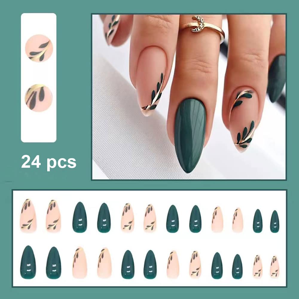 Magrace close-up of almond nail texture and design highlights glossy finish benefit