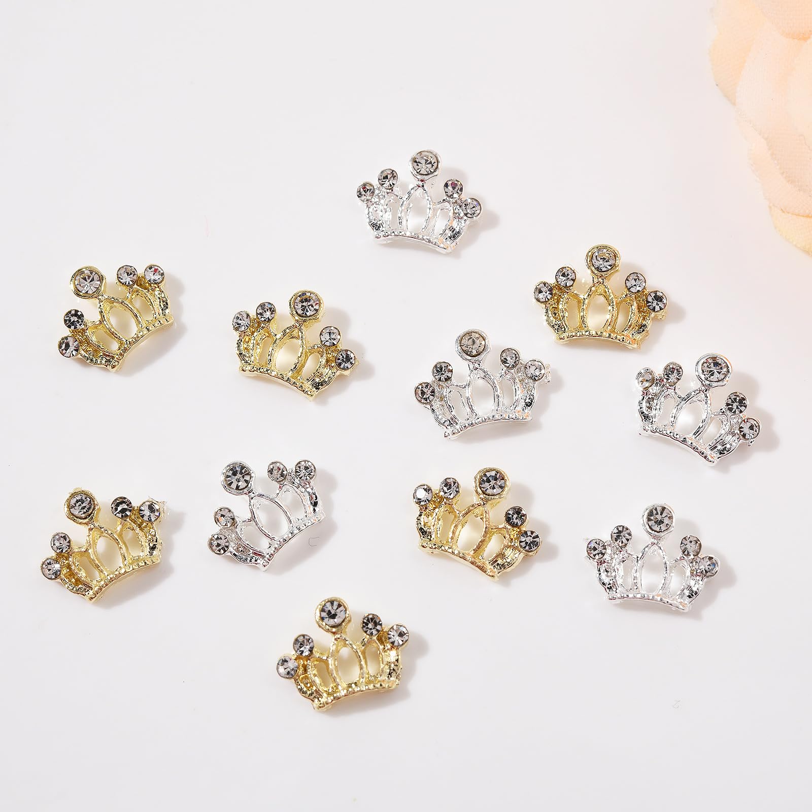 Maigitur side profile of crown charm showing slim alloy thickness for comfortable wear