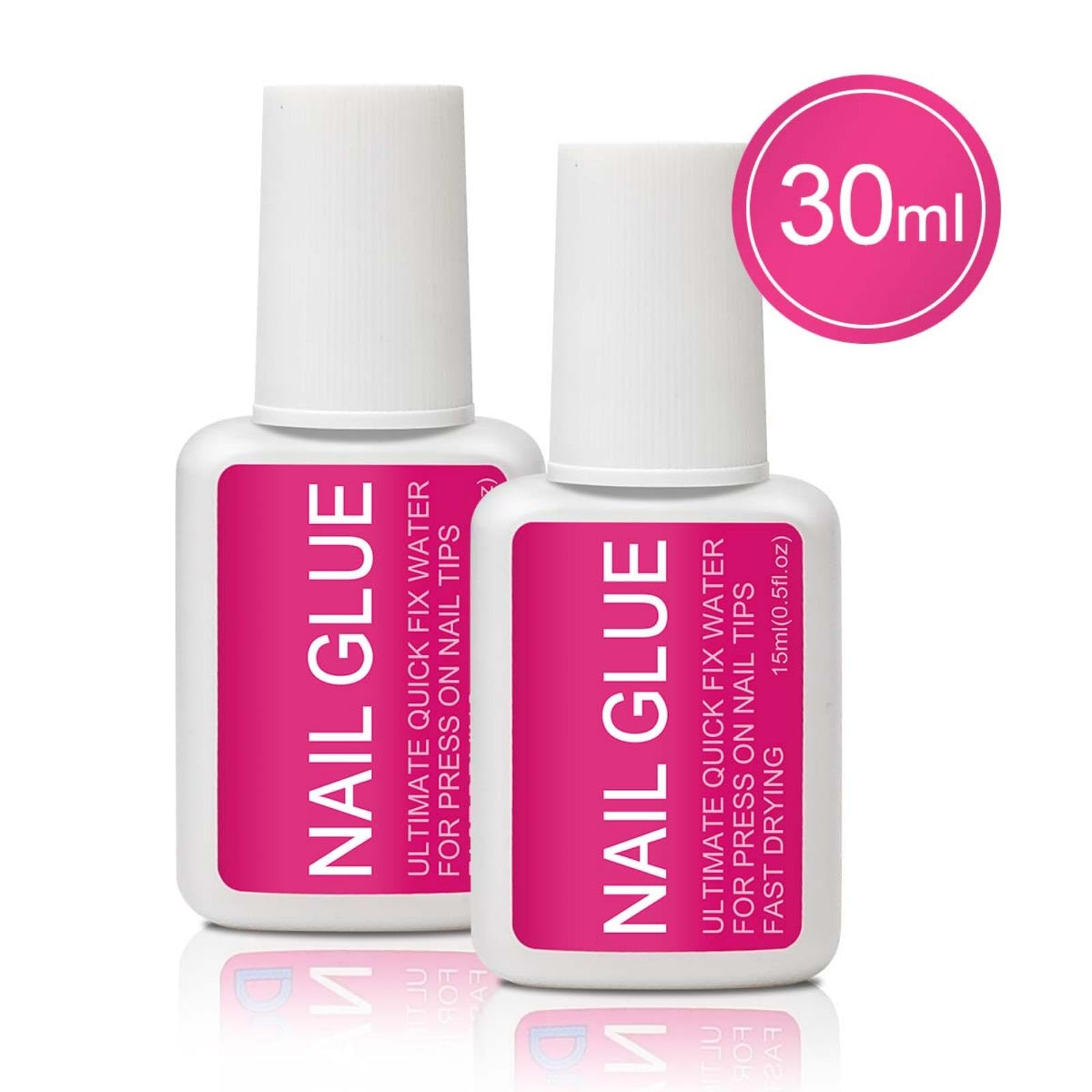 Applying nail art decoration with Maigitur for durable attachment
