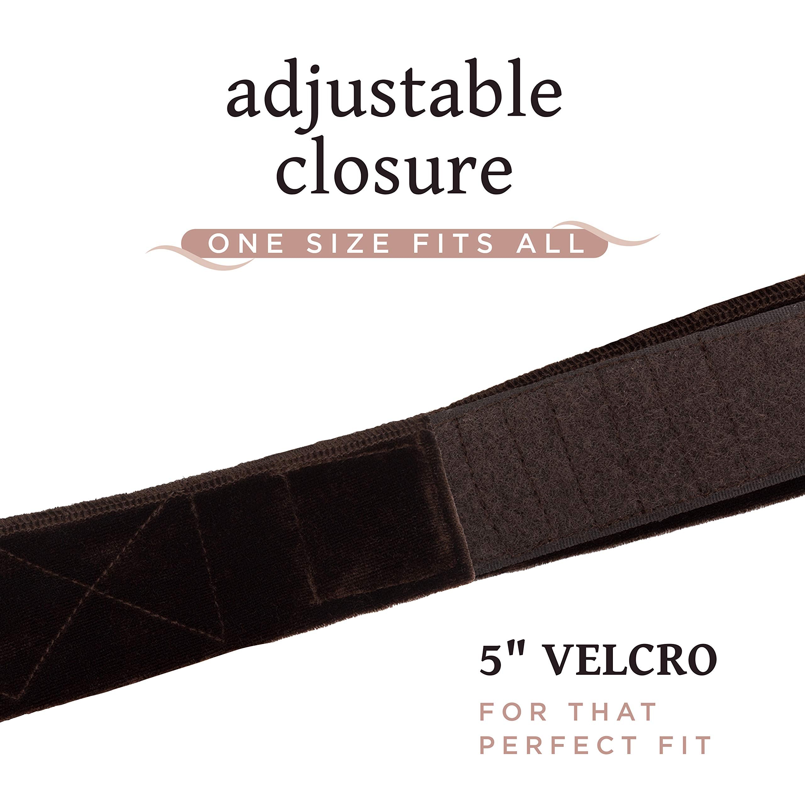 MainBasics Velcro adjustment detail demonstrating secure customizable fit benefit