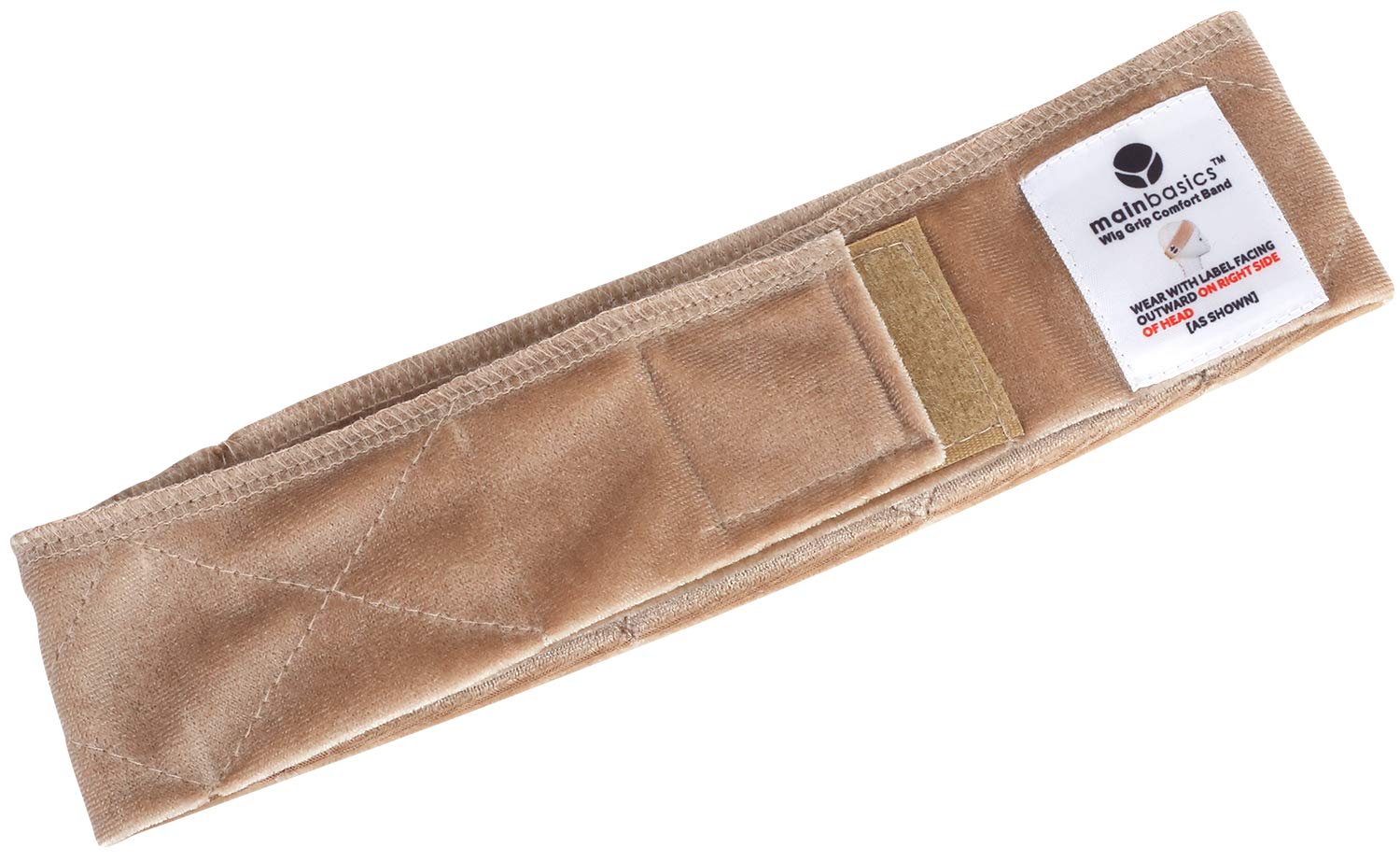 MainBasics wig grip size scale with ruler demonstrating band width and length fit