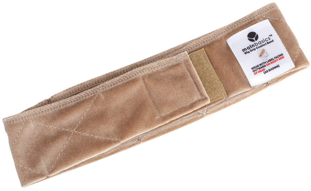 MainBasics wig grip size scale with ruler demonstrating band width and length fit